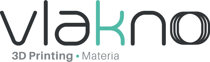 Logotipo de Vlakno MX, proveedor de filamento 3D.